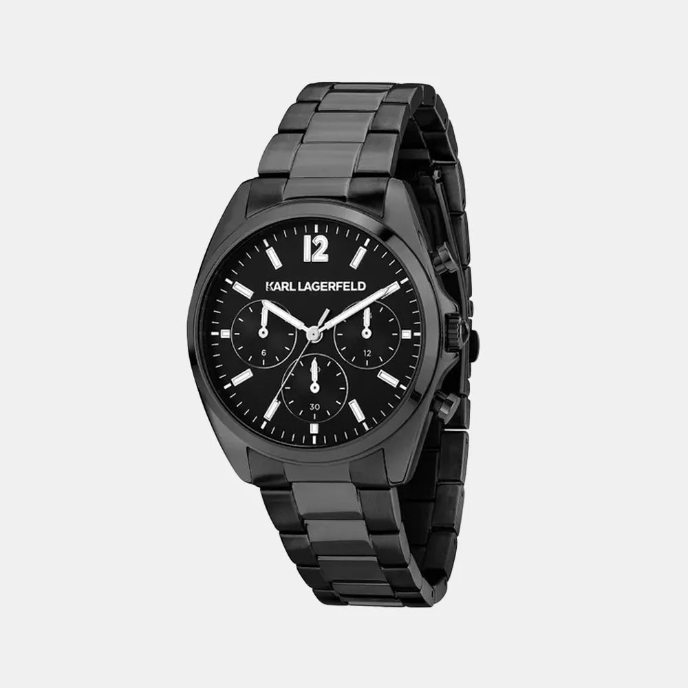 KARL LAGERFELD Montre KARL LAGERFELD Femme Round en Acier Noir R0553101501