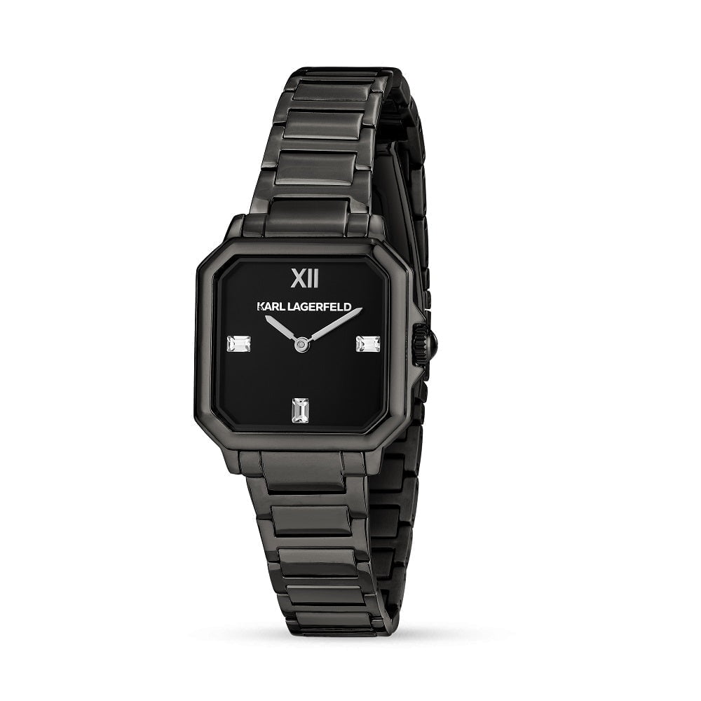 KARL LAGERFELD Montre KARL LAGERFELD Femme Square en Acier Noir R0553102504