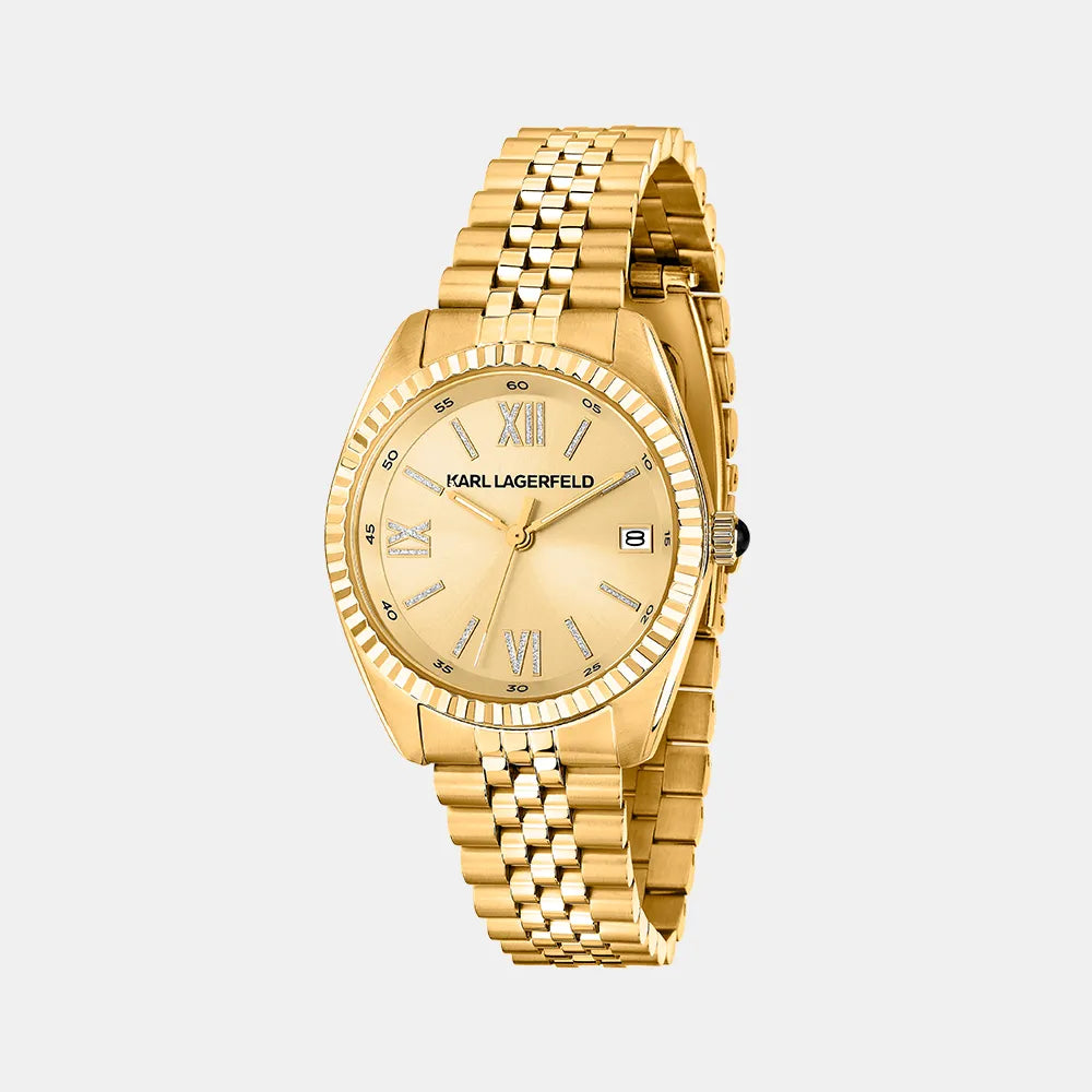 KARL LAGERFELD Montre KARL LAGERFELD Femme TIMELESS CODE en Acier Doré R0553108504