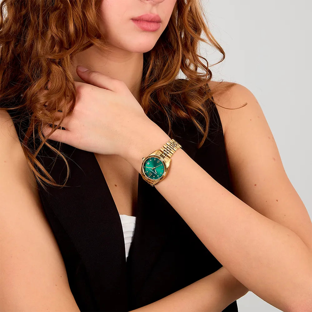 KARL LAGERFELD Montre KARL LAGERFELD Femme TIMELESS en Acier Doré R0553108502