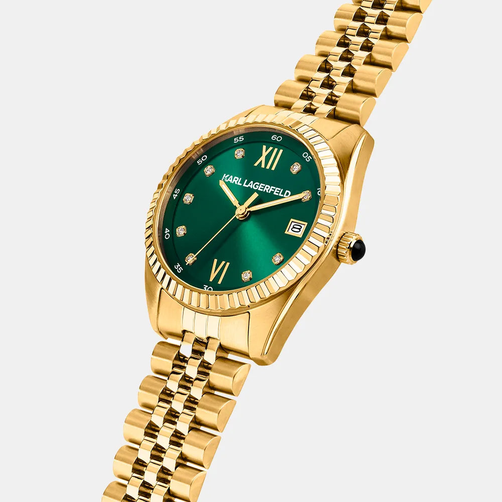 KARL LAGERFELD Montre KARL LAGERFELD Femme TIMELESS en Acier Doré R0553108502