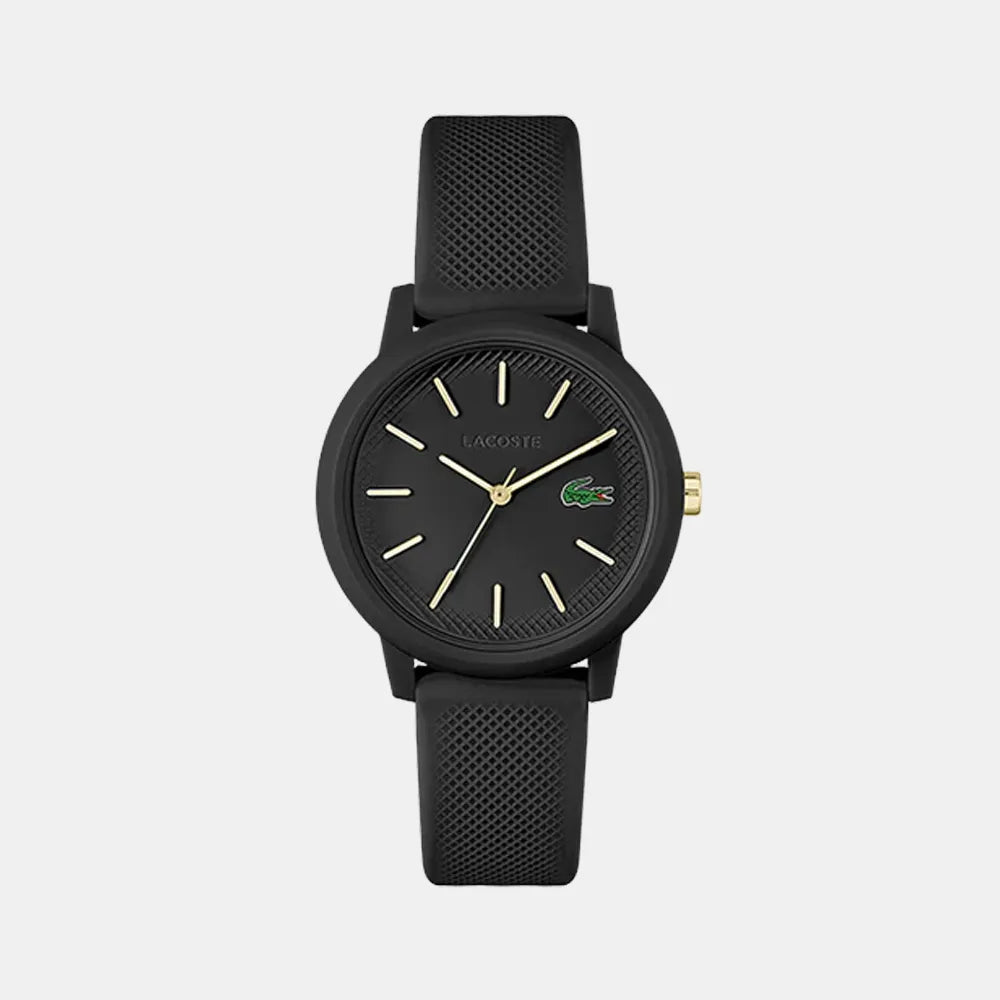 LACOSTE Montre LACOSTE Femme 12.12 en Silicone Noir 2001212