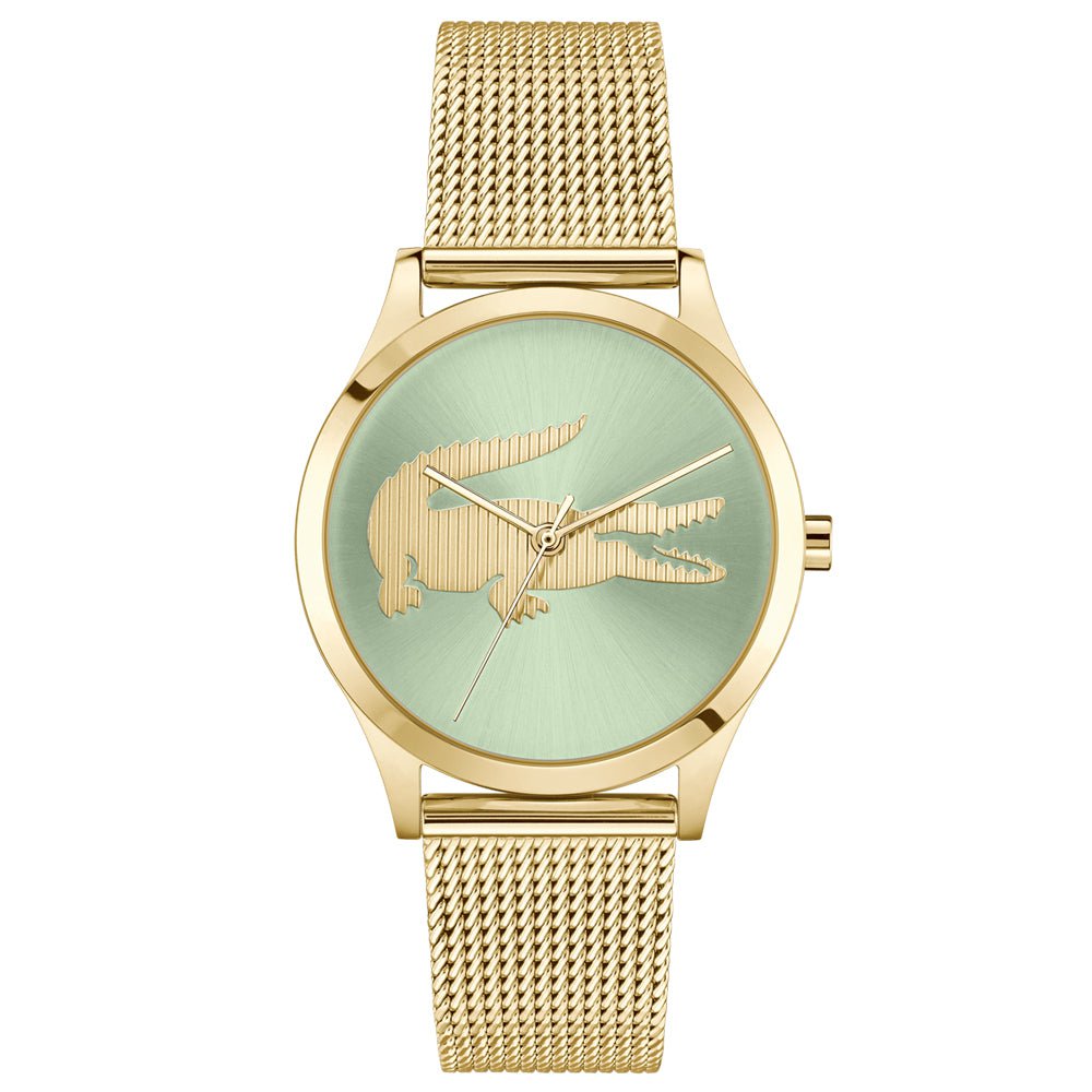 LACOSTE Montre LACOSTE Femme Crocodelle en Acier Doré 2001417