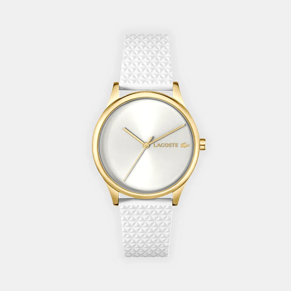 LACOSTE Montre LACOSTE Femme Crocodelle en Silicone Blanc 2001490