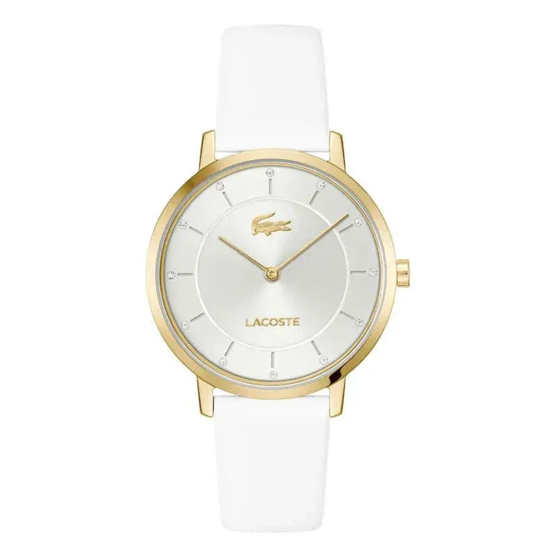 LACOSTE Montre LACOSTE Femme Crocorigin en Cuir Blanc 2001471