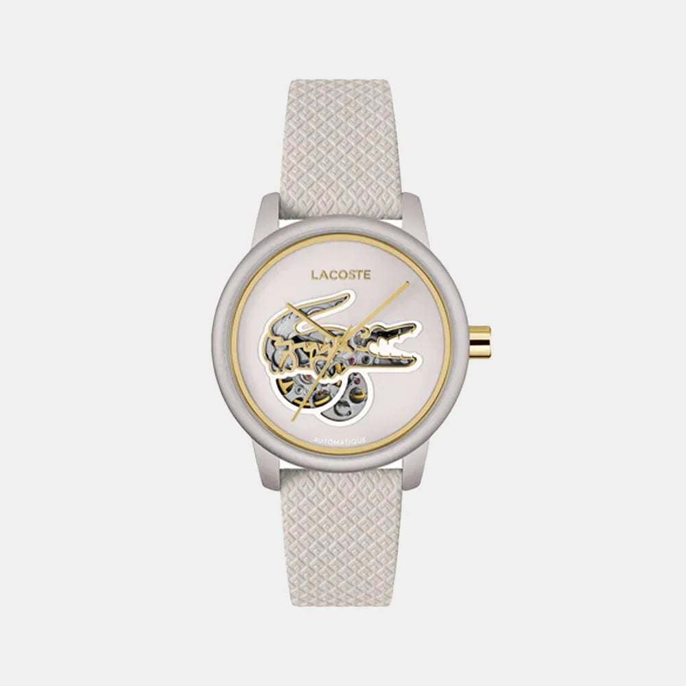 LACOSTE Montre LACOSTE Femme Lacoste.12.12 Automatique en Silicone Blanc 2001467