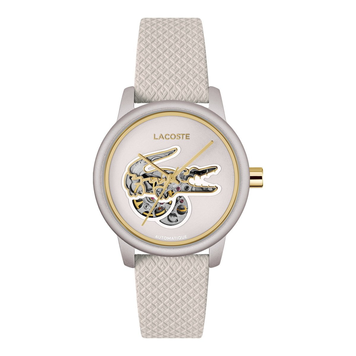 LACOSTE Montre LACOSTE Femme Lacoste.12.12 Automatique en Silicone Blanc 2001467