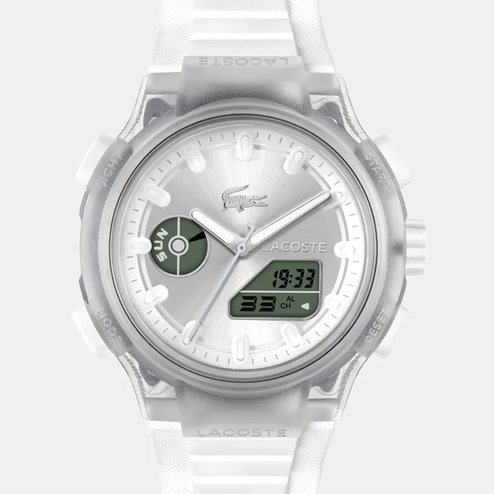 LACOSTE Montre LACOSTE Femme LC33 en Silicone Blanc 2001493