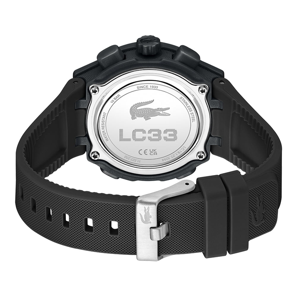 LACOSTE Montre LACOSTE Femme LC33 en Silicone Noir 2001434