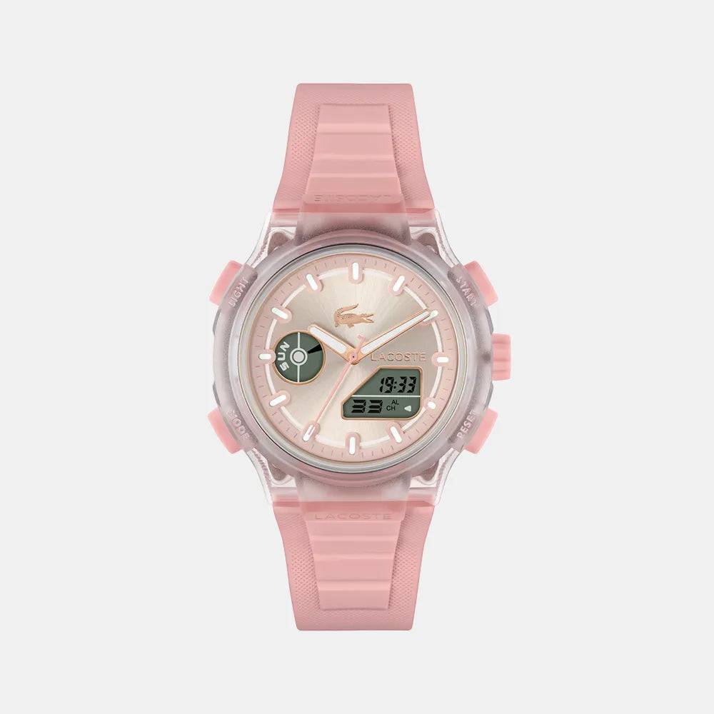 LACOSTE Montre LACOSTE Femme LC33 en Silicone Rose 2001494