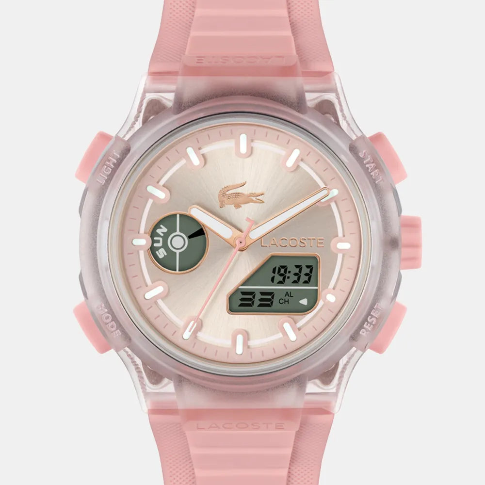 LACOSTE Montre LACOSTE Femme LC33 en Silicone Rose 2001494