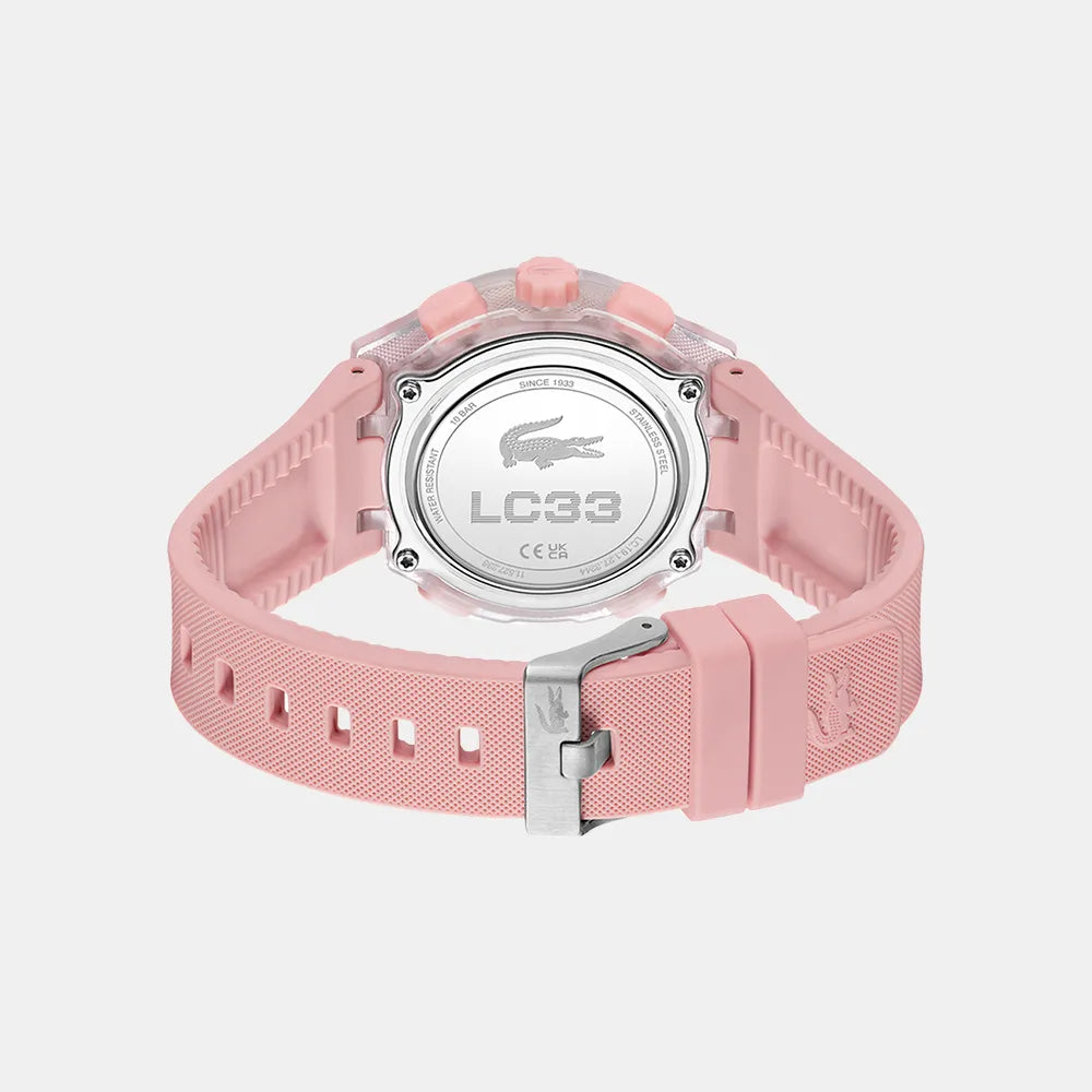LACOSTE Montre LACOSTE Femme LC33 en Silicone Rose 2001494