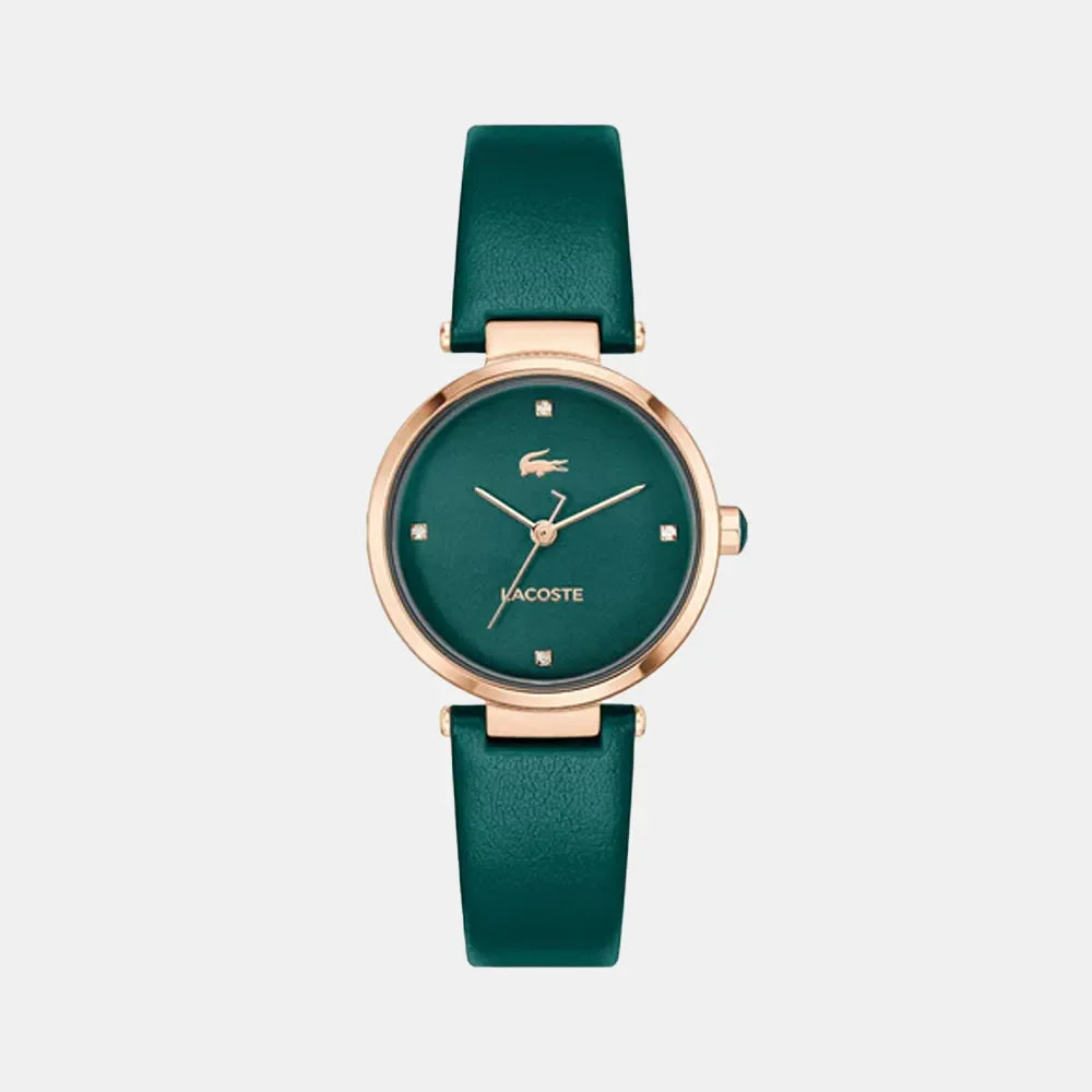 LACOSTE Montre LACOSTE Femme Orba en Cuir Vert 2001424