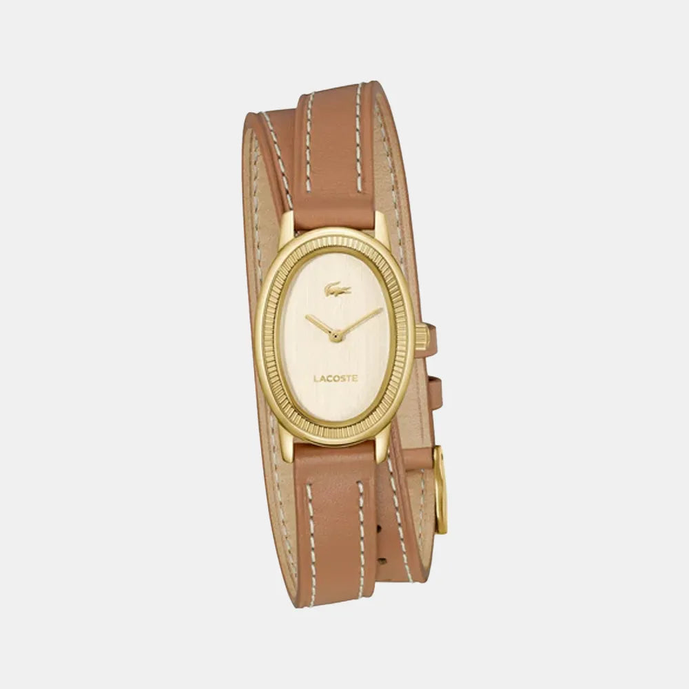 LACOSTE Montre LACOSTE Femme Parisienne en Cuir Marron 2001454