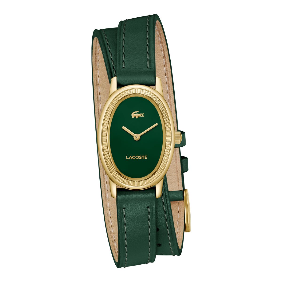 LACOSTE Montre LACOSTE Femme Parisienne en Cuir Vert 2001455