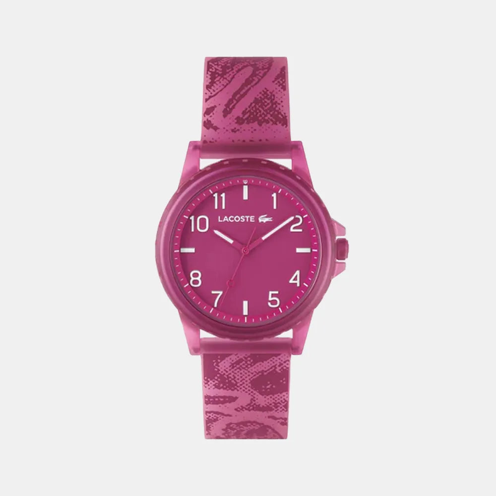 LACOSTE Montre LACOSTE Femme Rider en Silicone Rose 2020156