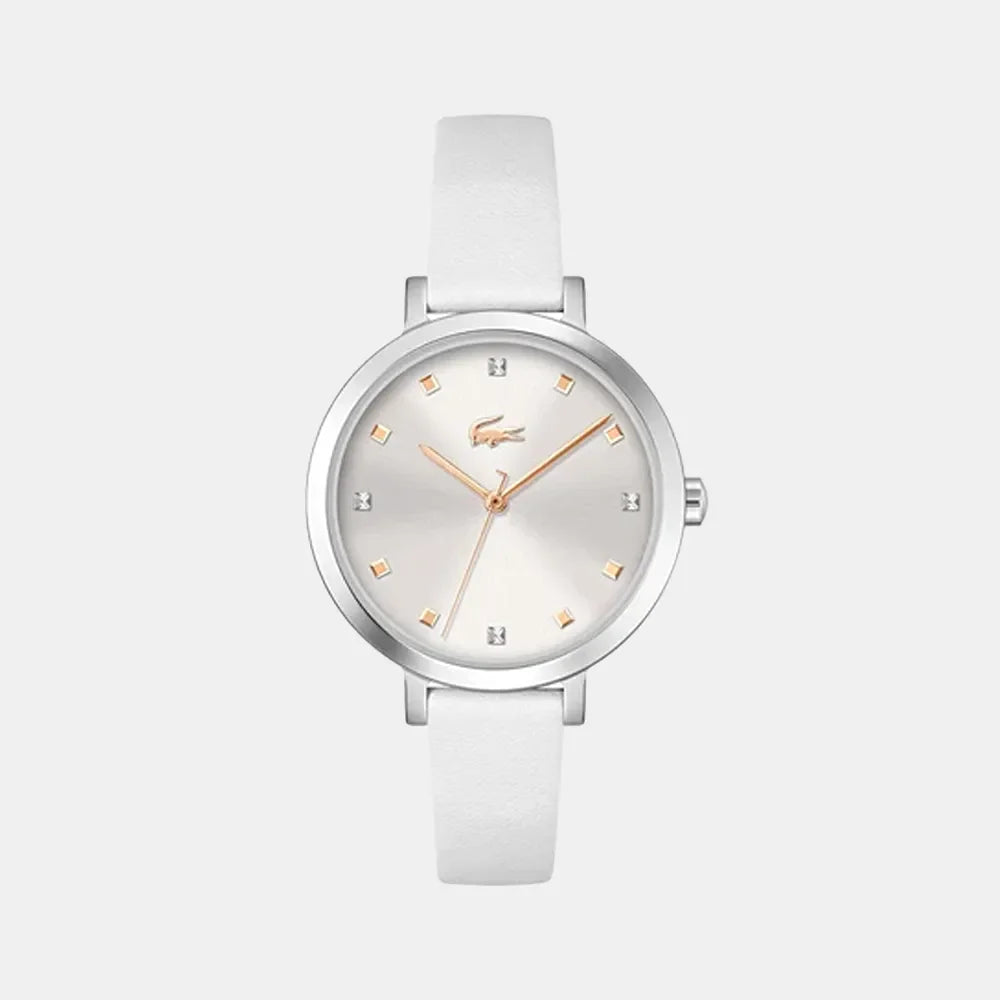 LACOSTE Montre LACOSTE Femme Riga en Cuir Blanc 2001366