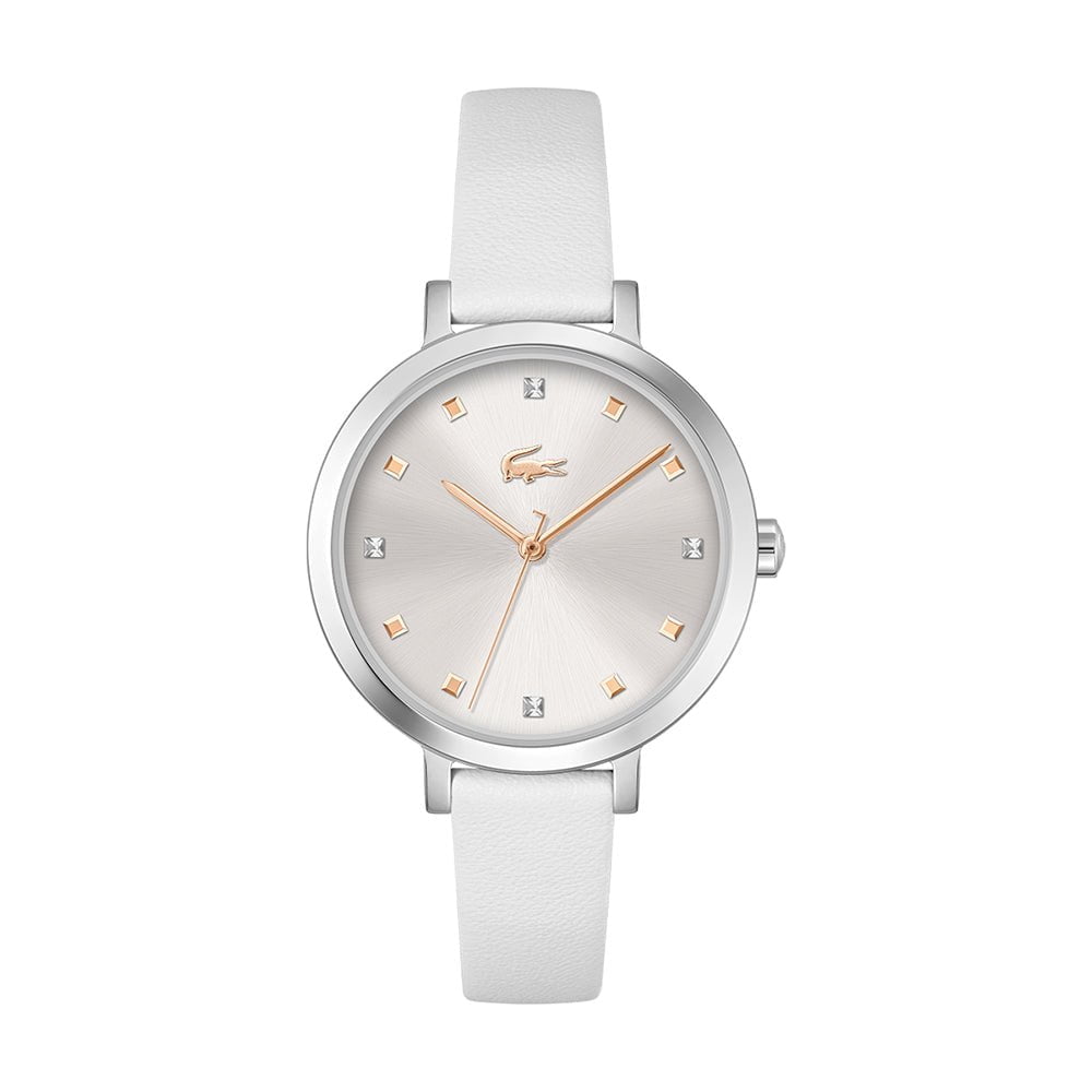 LACOSTE Montre LACOSTE Femme Riga en Cuir Blanc 2001366