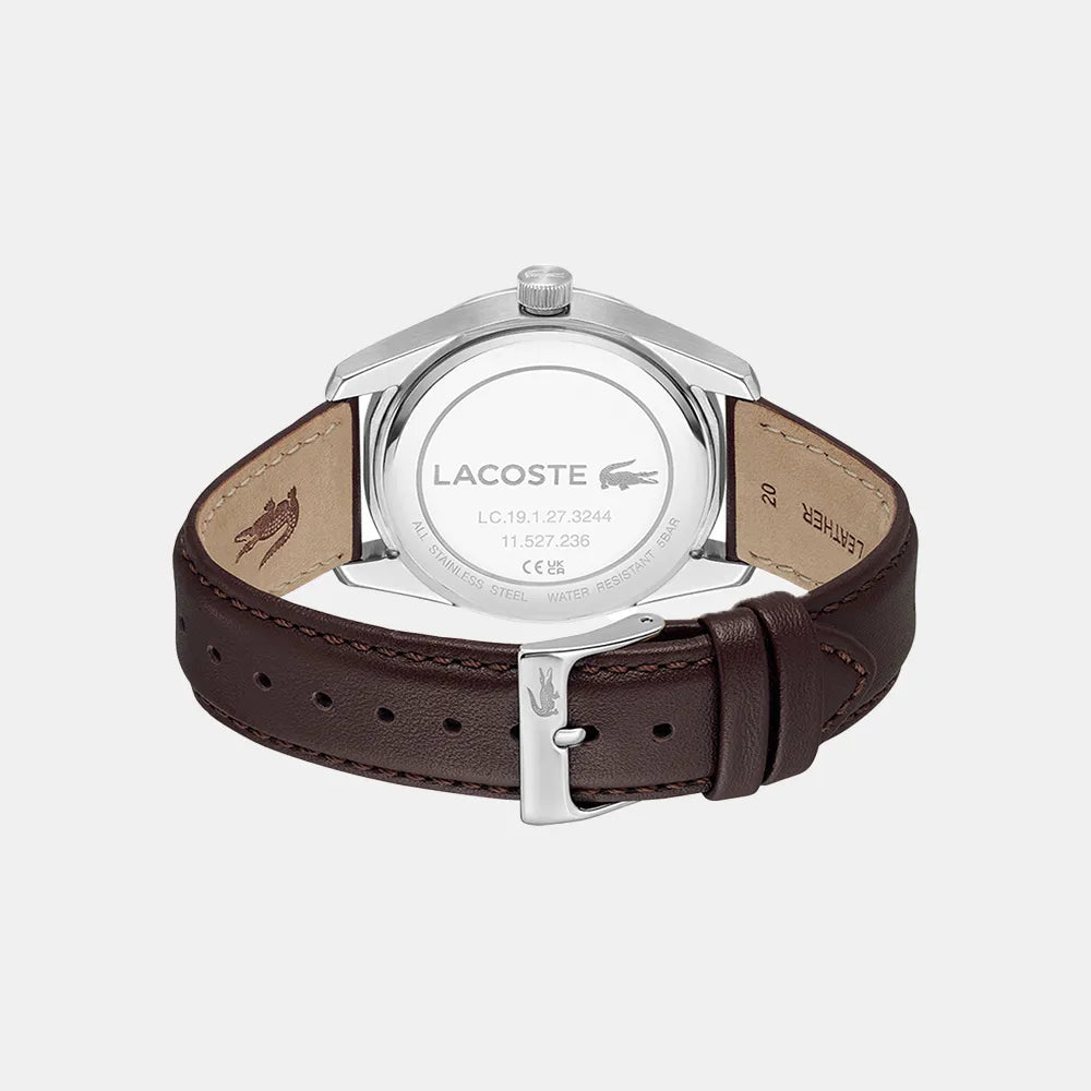 LACOSTE Montre LACOSTE Homme Boston en Cuir Marron 2011489