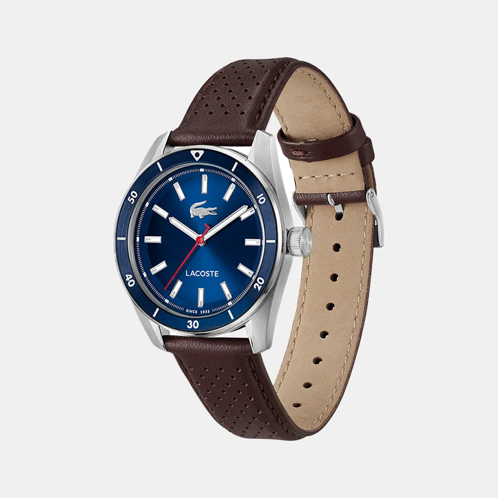 LACOSTE Montre LACOSTE Homme Boston en Cuir Marron 2011489