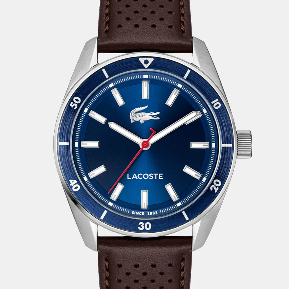 LACOSTE Montre LACOSTE Homme Boston en Cuir Marron 2011489