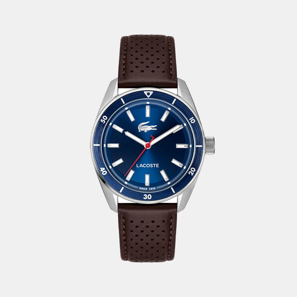 LACOSTE Montre LACOSTE Homme Boston en Cuir Marron 2011489