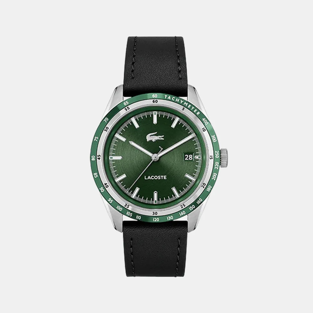 LACOSTE Montre LACOSTE Homme Everett en Cuir Noir 2011292
