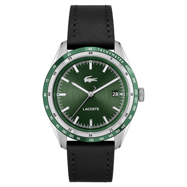 LACOSTE Montre LACOSTE Homme Everett en Cuir Noir 2011292