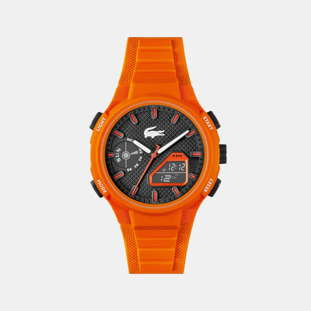 LACOSTE Montre LACOSTE Homme L33-X en silicone Orange 2011369