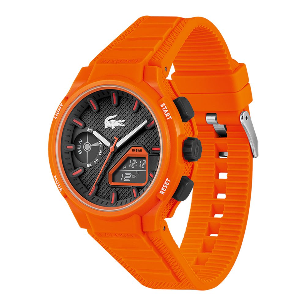 LACOSTE Montre LACOSTE Homme L33-X en silicone Orange 2011369