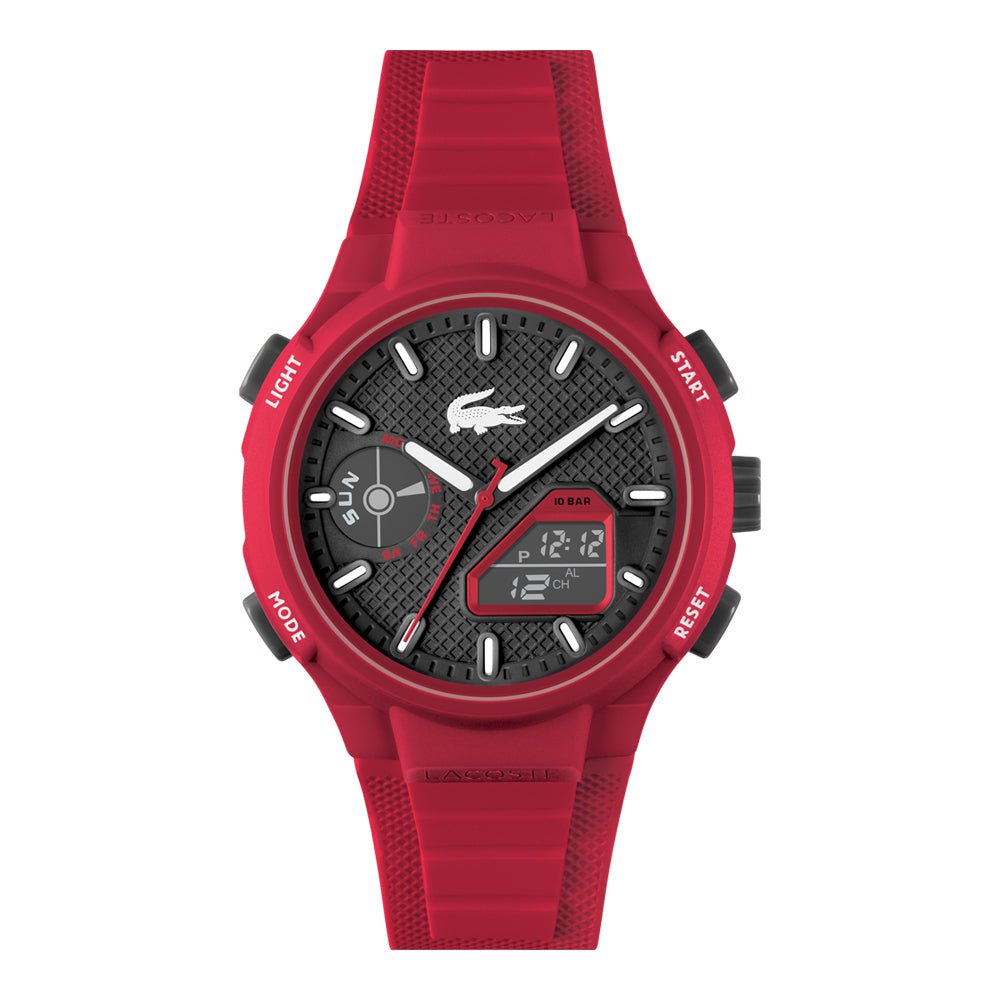 LACOSTE Montre LACOSTE Homme L33-X en silicone Rouge 2011368