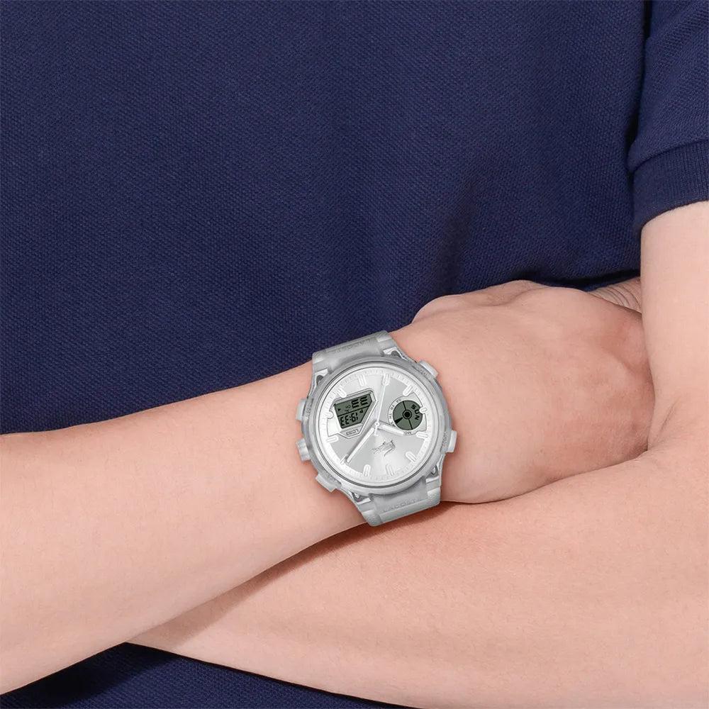 LACOSTE Montre LACOSTE Homme LC33 en Silicone Blanc 2011480