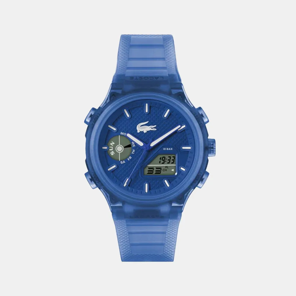 LACOSTE Montre LACOSTE Homme LC33 en Silicone Bleu 2011429