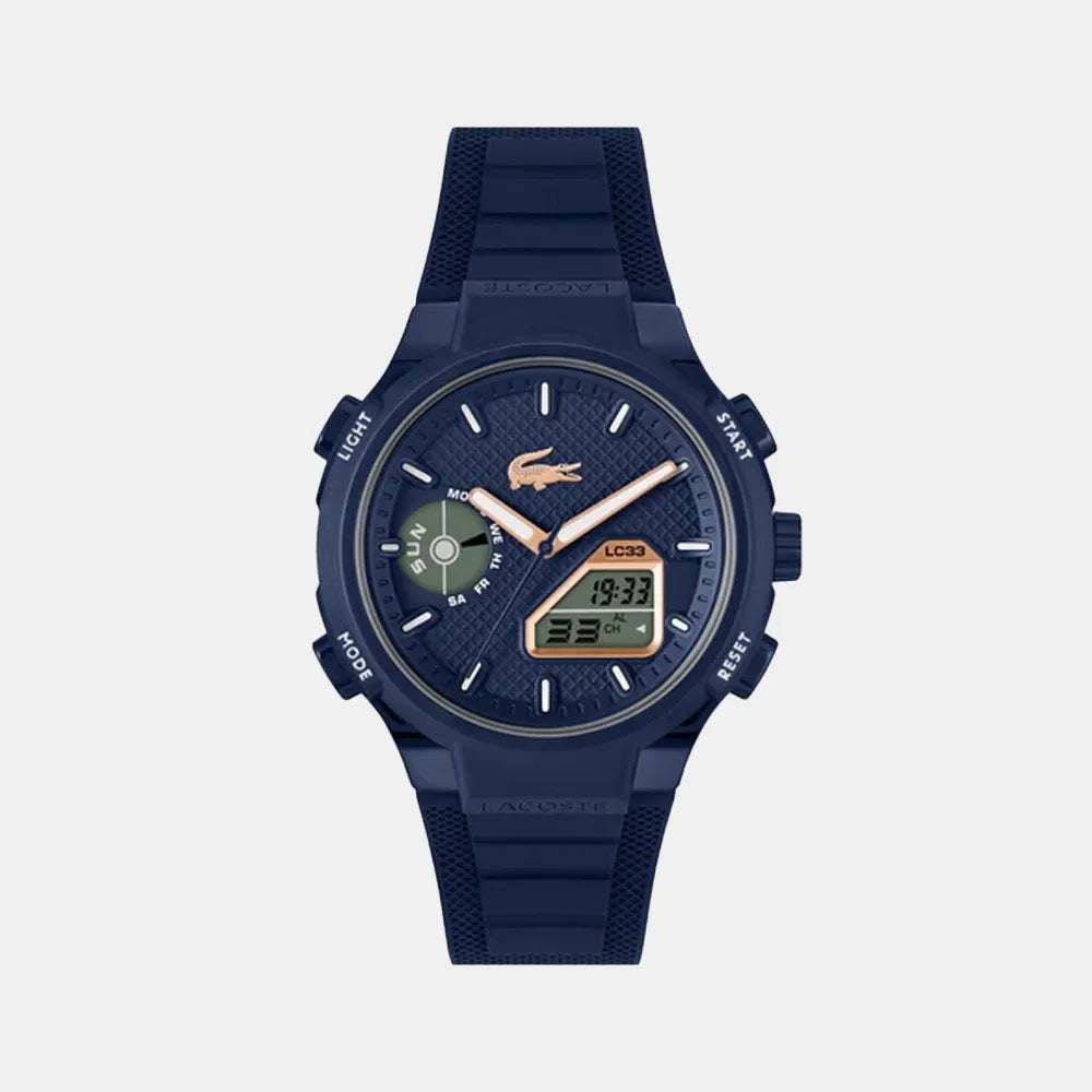 LACOSTE Montre LACOSTE Homme LC33 en Silicone Bleu 2011434