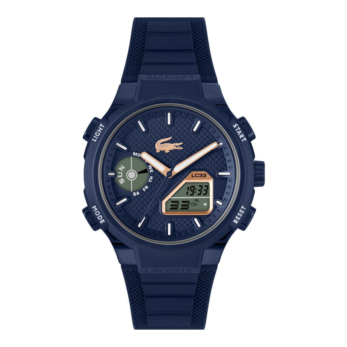 LACOSTE Montre LACOSTE Homme LC33 en Silicone Bleu 2011434
