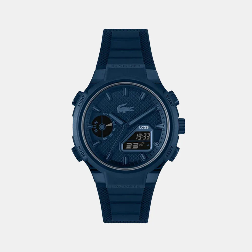 LACOSTE Montre LACOSTE Homme LC33 en Silicone Bleu 2011448