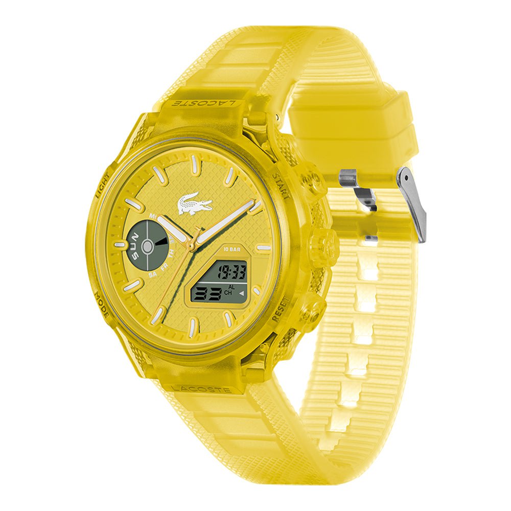 LACOSTE Montre LACOSTE Homme LC33 en Silicone Jaune 2011430