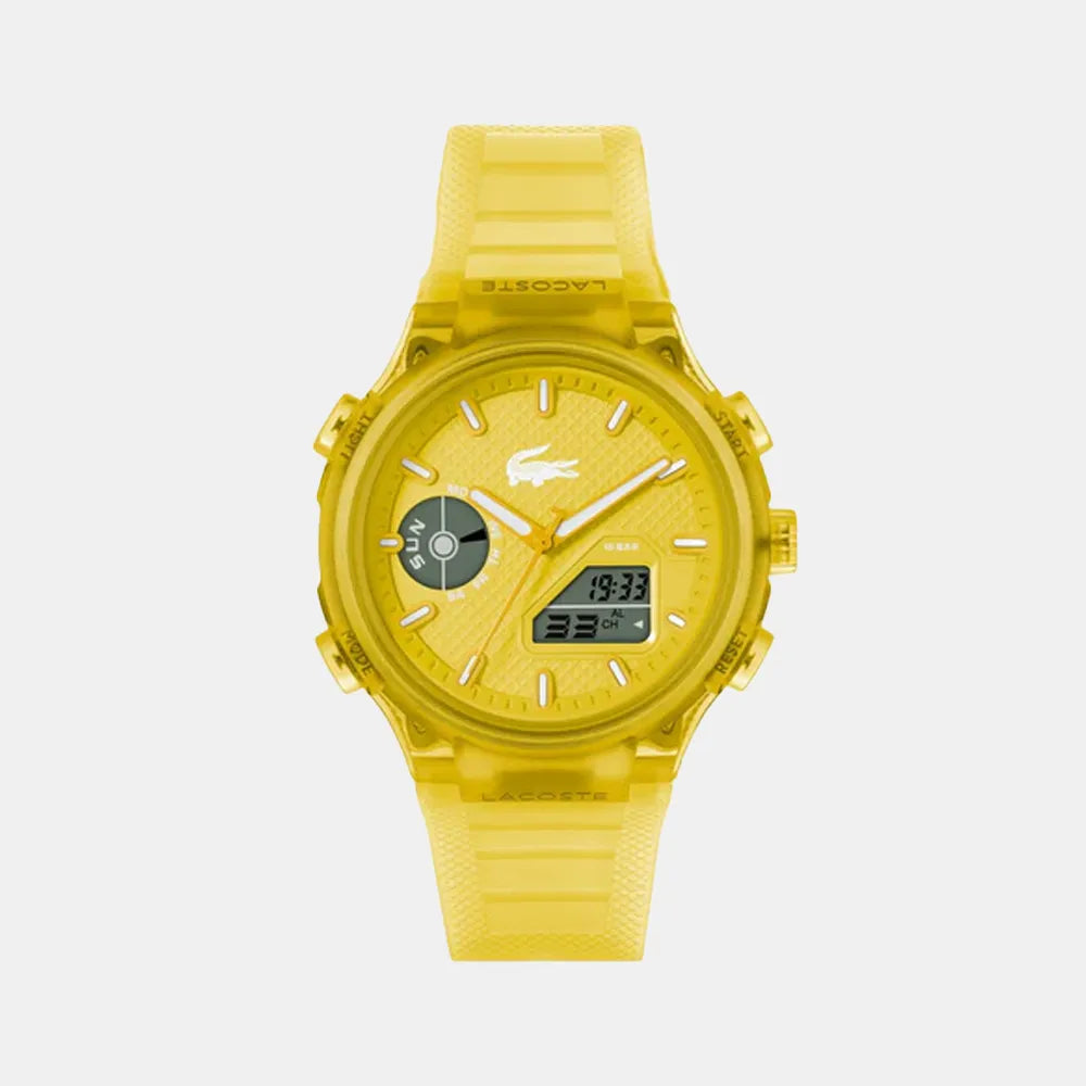 LACOSTE Montre LACOSTE Homme LC33 en Silicone Jaune 2011430