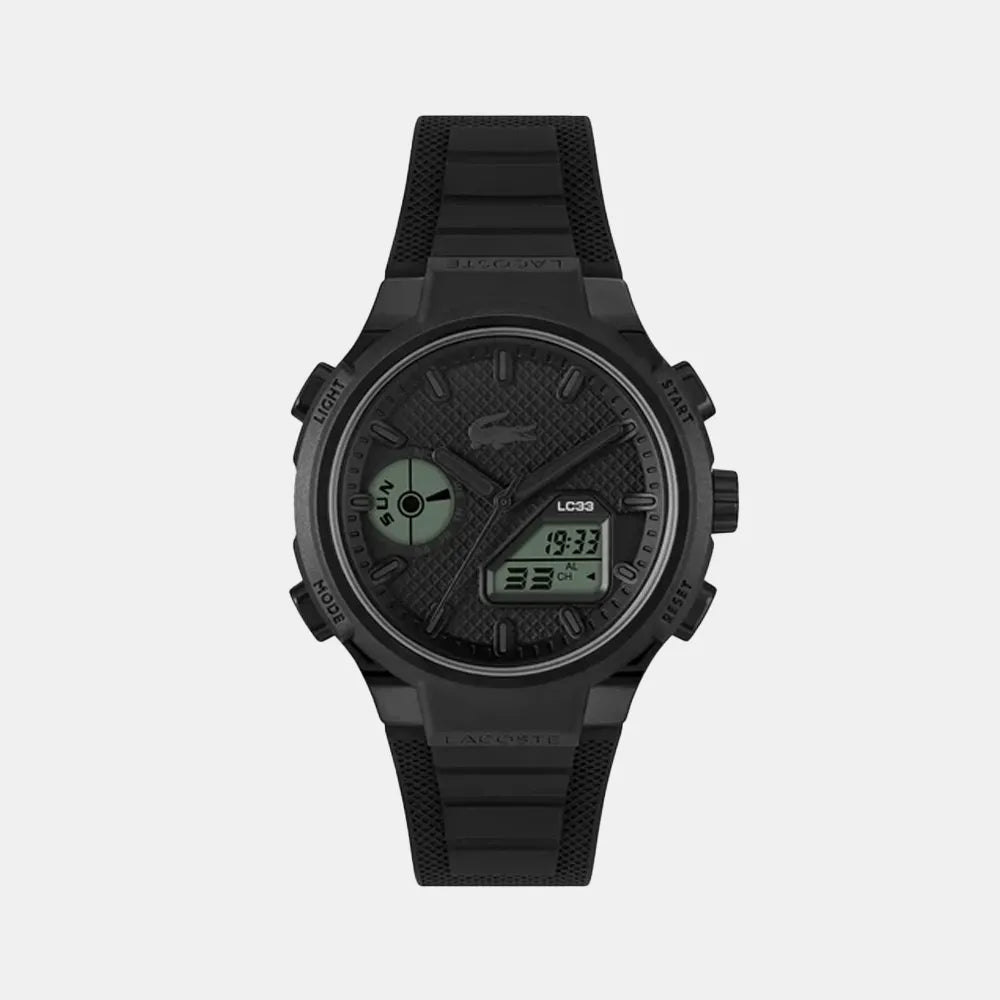 LACOSTE Montre LACOSTE Homme LC33 en Silicone Noir 2011447