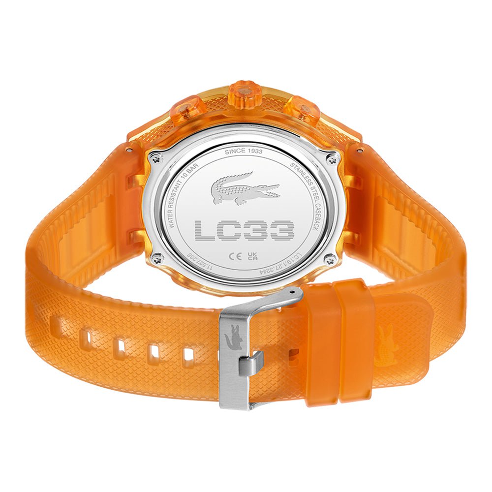 LACOSTE Montre LACOSTE Homme LC33 en Silicone Orange 2011431