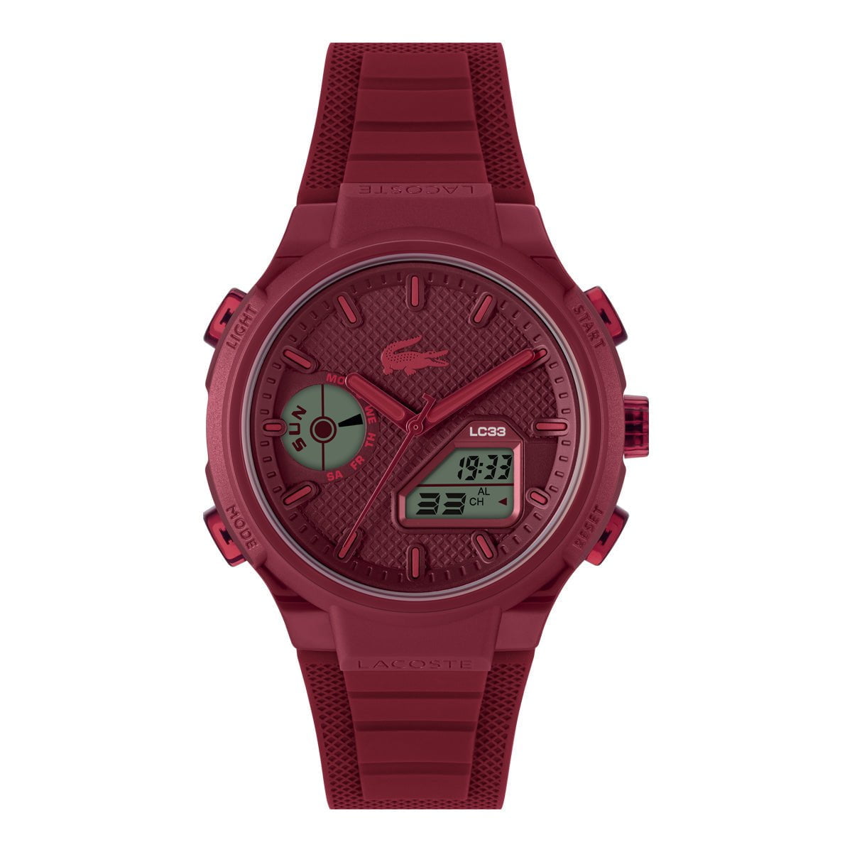 LACOSTE Montre LACOSTE Homme LC33 en Silicone Rouge 2011450
