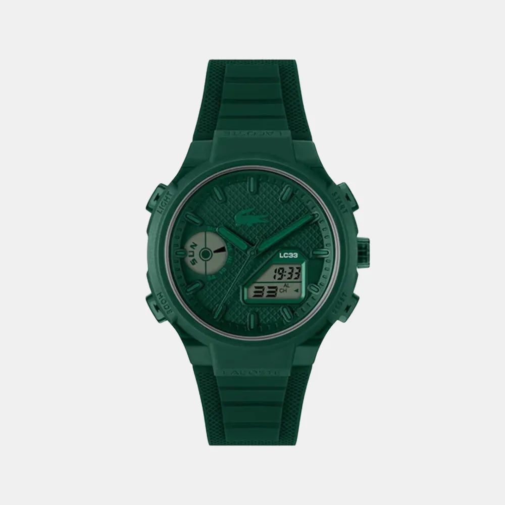 LACOSTE Montre LACOSTE Homme LC33 en Silicone Vert 2011449