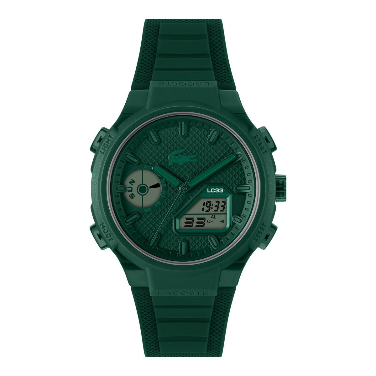 LACOSTE Montre LACOSTE Homme LC33 en Silicone Vert 2011449