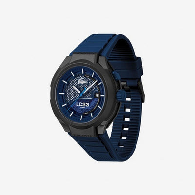 LACOSTE Montre LACOSTE Homme LC33 Hybrid en Silicone Bleu 2011467