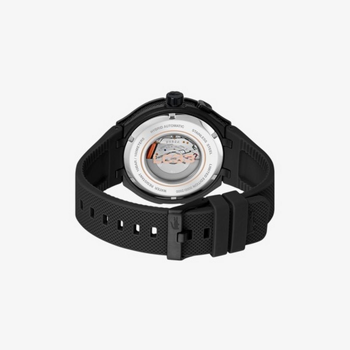 LACOSTE Montre LACOSTE Homme LC33 Hybrid en Silicone Noir 2011468
