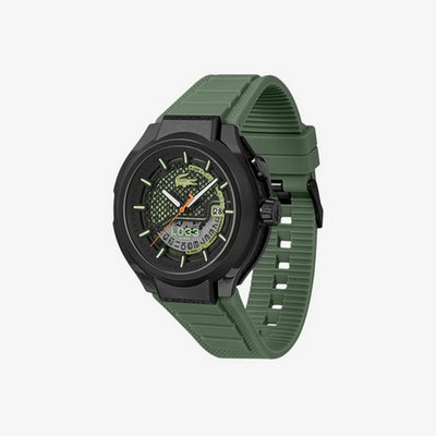 LACOSTE Montre LACOSTE Homme LC33 Hybrid en Silicone Vert 2011466