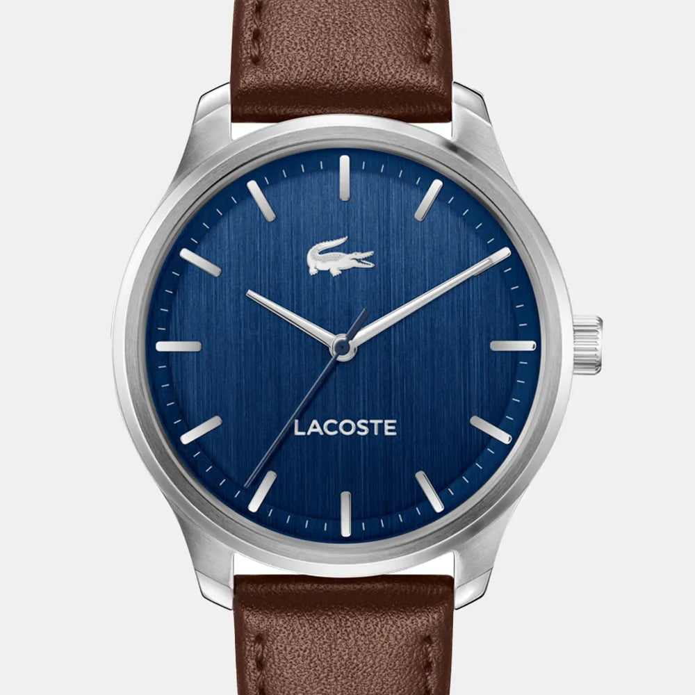 LACOSTE Montre LACOSTE Homme LISBON en Cuir Marron 2011477