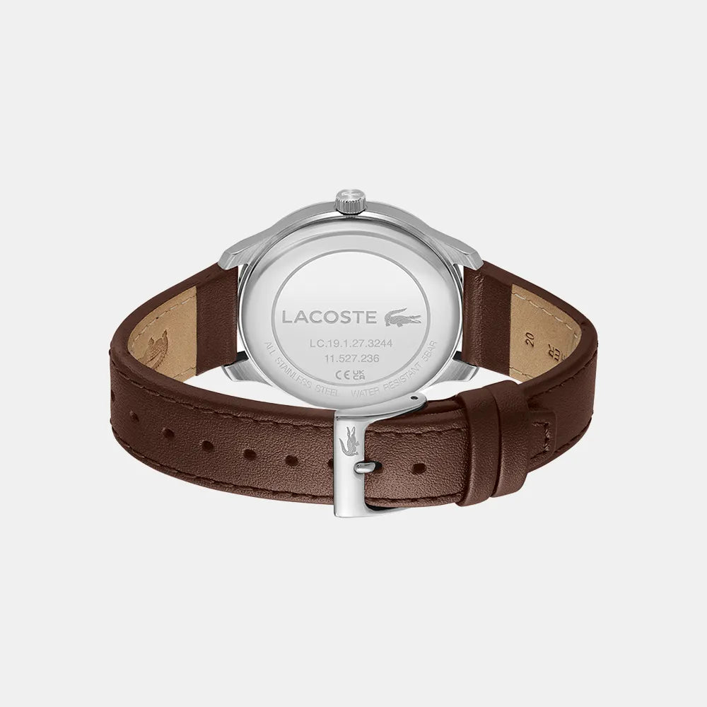 LACOSTE Montre LACOSTE Homme LISBON en Cuir Marron 2011477