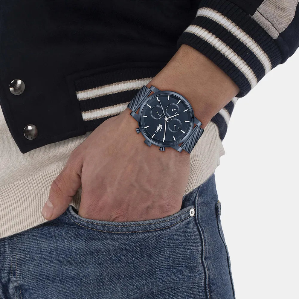 LACOSTE Montre LACOSTE Homme REPLAY en Acier Milanais Bleu 2011484