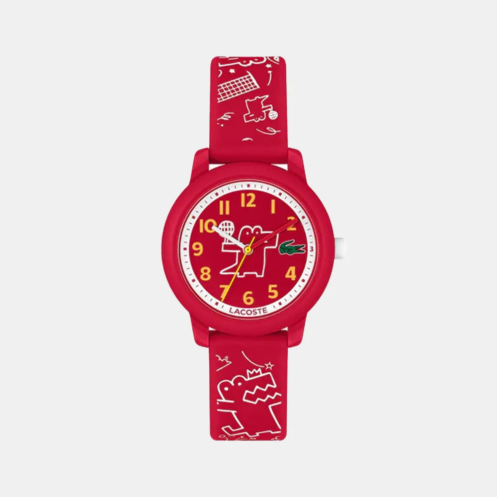 LACOSTE Montre LACOSTE Junior 12.12 en Silicone Rouge 2030059